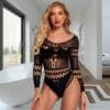 cutout cami strap see through lingerie sexy plus size long sleeve gallianse Cutout Cami Strap See-Through Lingerie Sexy Plus Size Long Sleeve