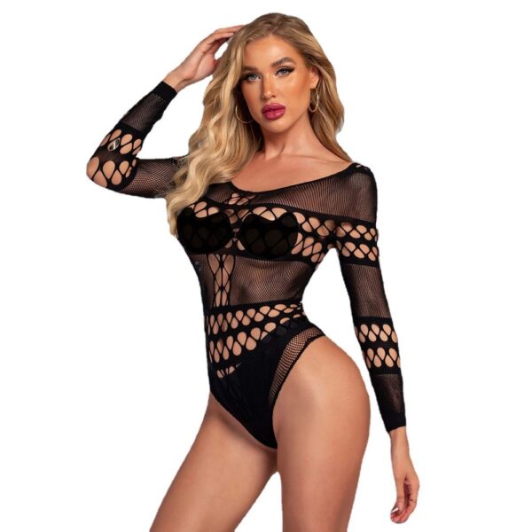 cutout cami strap see through lingerie sexy plus size long sleeve view 5 Cutout Cami Strap See-Through Lingerie Sexy Plus Size Long Sleeve detail 5