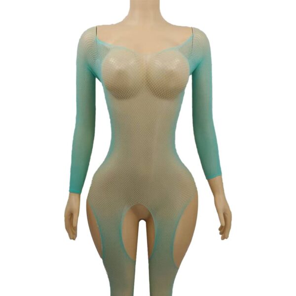 european cutout open crotch sheer seductive cutout pink view 5 Cutout Open-Crotch Sheer Cutout Pink - detail