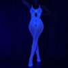 european glow in dark cutout lace bow open crotch bodysuit view 3 European Glow-In-Dark Cutout Lace Bow Open-Crotch Bodysuit detail 3