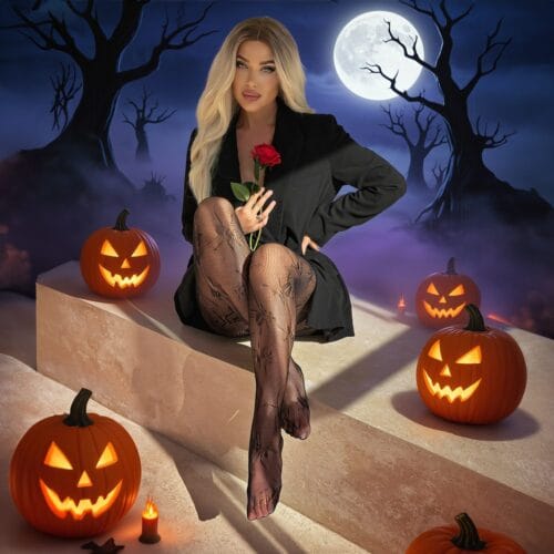 European Halloween Sexy Sensual Fishnet Stockings Leggings