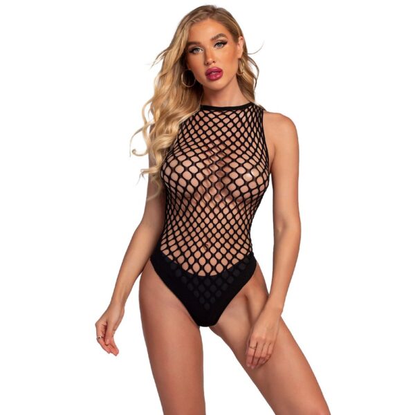 european influencer fishnet bikini easy access lingerie bodysuit view 5 Fishnet Bikini Lingerie Bodysuit - detail