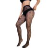 Sensual Bow Jacquard Stockings Sheer - detail