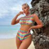 european multicolor bikini sexy lingerie passionate fishnet view 3 Multicolor Bikini Lingerie Passionate Fishnet - detail