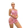 european neon glow in dark flirty cami strap lingerie sexy view 5 European Neon Glow-In-Dark Flirty Cami Strap Lingerie Sexy detail 5