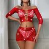 european passionate seductive fishnet open crotch lingerie sensual view 2 Passionate Fishnet Open-Crotch Lingerie Sensual - detail
