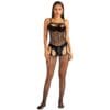 European Plus Size Seductive Sexy Jacquard Lingerie Easy-Access detail 5