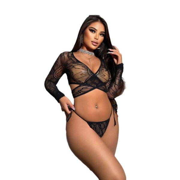 european premium backless cross lace up lingerie sexy view 5 Backless Cross Lace-Up Lingerie - detail