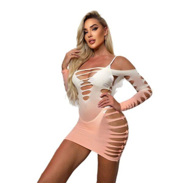 Cutout Gradient Bandeau Dress Lingerie - detail