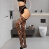 european seductive fishnet sexy cami strap bodysuit open crotch view 3 European Seductive Fishnet Sexy Cami Strap Bodysuit Open-Crotch detail 3