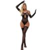 european seductive gloves lace bow lingerie easy access view 5 Gloves Lace Bow Lingerie - detail