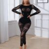 Cutout High-Waist Slim Fit Padded Knit - detail
