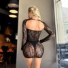 European Sexy Cutout See-Through 2-Piece Set Lingerie Sensual detail 4