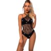 european sexy lingerie rhinestone fishnet cami strap bikini view 5 Lingerie Rhinestone Fishnet Cami Strap Bikini - detail