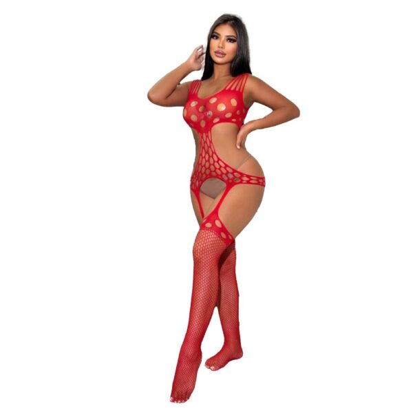 european sexy open crotch red cutout lingerie passionate view 5 Open-Crotch Red Cutout Lingerie Passionate - detail