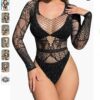 european sexy seductive cami strap cutout leopard arm sleeves view 4 Cami Strap Cutout Leopard Arm Sleeves - detail