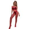See-Through Cutout Lingerie Bodysuit - detail