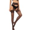 Stockings Garter Belt Lace See-Through - detail