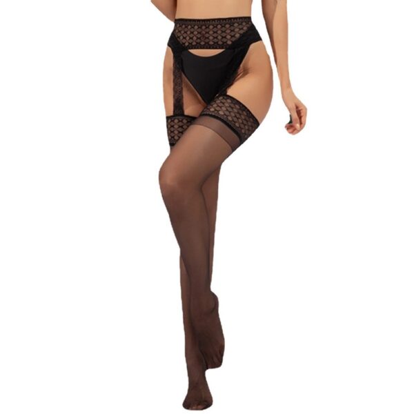 Stockings Garter Belt Lace See-Through - detail