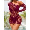 European Sheer Bodysuit Lingerie Easy-Access Sensual Flirty detail 2
