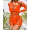 European Sheer Bodysuit Lingerie Easy-Access Sensual Flirty detail 3
