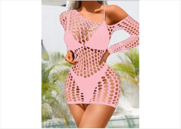 European Sheer Bodysuit Lingerie Easy-Access Sensual Flirty detail 4
