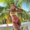 Gradient Bodysuit Cutout Slimming Sensual Beach Resort