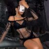 Halloween Cosplay Arm Sleeves Lingerie Nightclub - detail