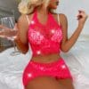 passionate sensual bikini 2 piece set rhinestone sexy lingerie view 2 Passionate Sensual Bikini 2-Piece Set Rhinestone Sexy Lingerie detail 2