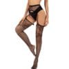 plus size lace open crotch garter belt european ultra stretch cutout view 5 Plus Size Lace Open-Crotch Garter Belt Ultra-Stretch Cutout - detail