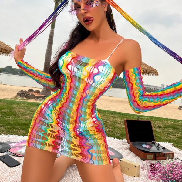 Iris Rainbow Cutout Bikini