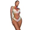 premium easy access seductive influencer rainbow fishnet lingerie view 5 Premium Easy-Access Seductive Influencer Rainbow Fishnet Lingerie detail 5