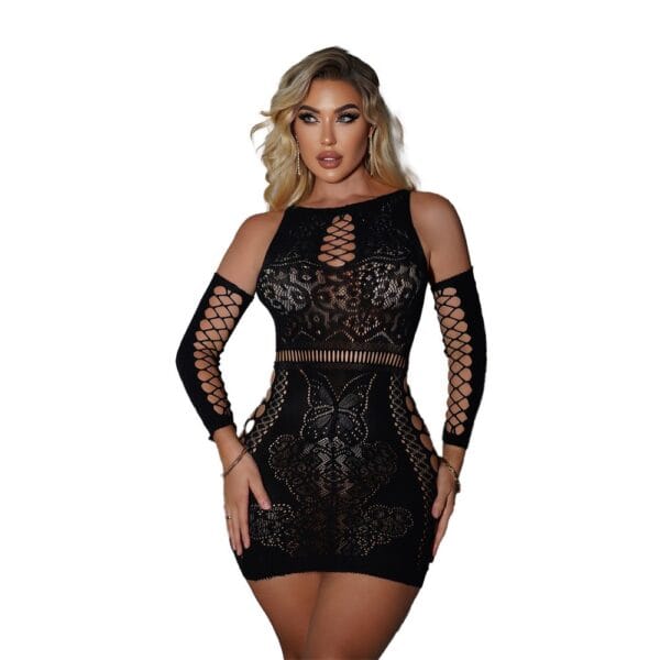 seductive cutout gloves dress lingerie sexy view 5 Cutout Gloves Dress Lingerie - detail