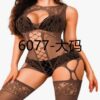 See-Through Bodystocking European Sexy Long Sleeve Bodycon Lingerie detail 4