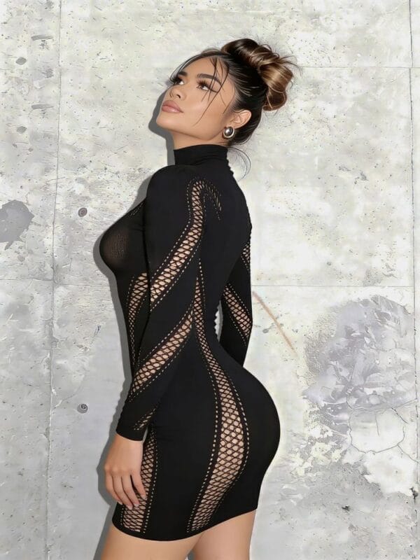 Sensual Sweet Dress Bodycon Bodystocking - detail