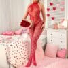 valentine european sexy heart rhinestone open crotch cutout view 2 Valentine European Sexy Heart Rhinestone Open-Crotch Cutout detail 2