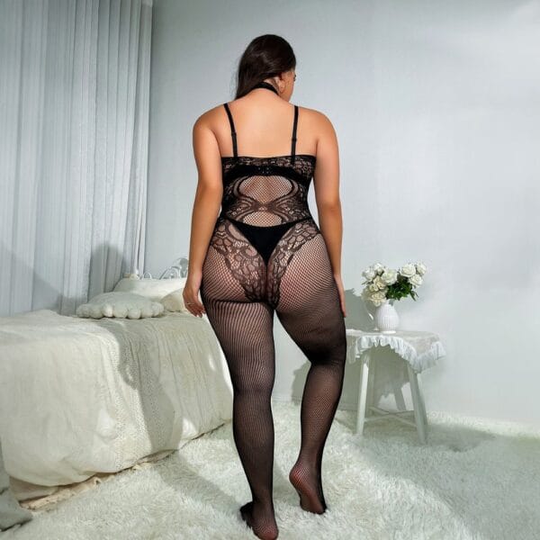 xl plus size european bodycon lace jacquard plus size lingerie view 4 Xl Plus Size European Bodycon Lace Jacquard Plus Size Lingerie detail 4