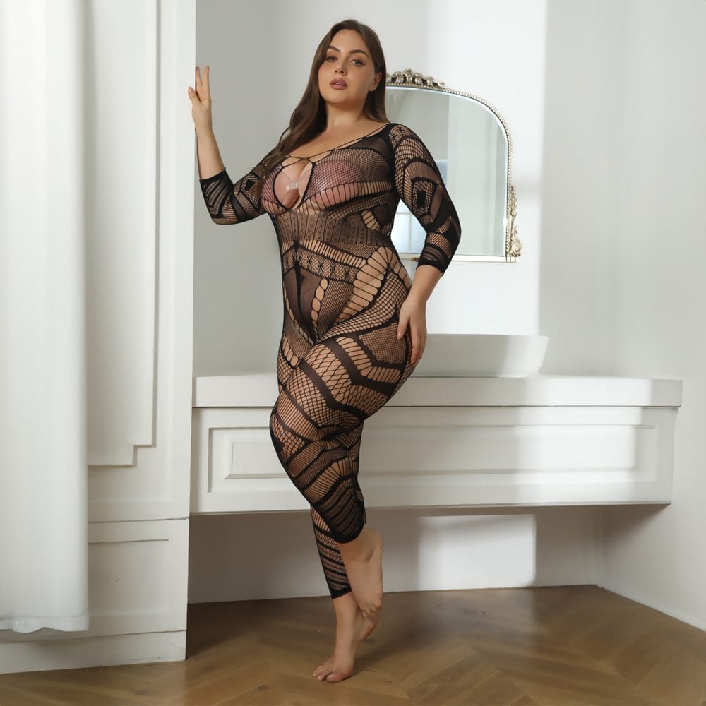 Xl Plus Size Bodycon Plus Size Striped Cutout